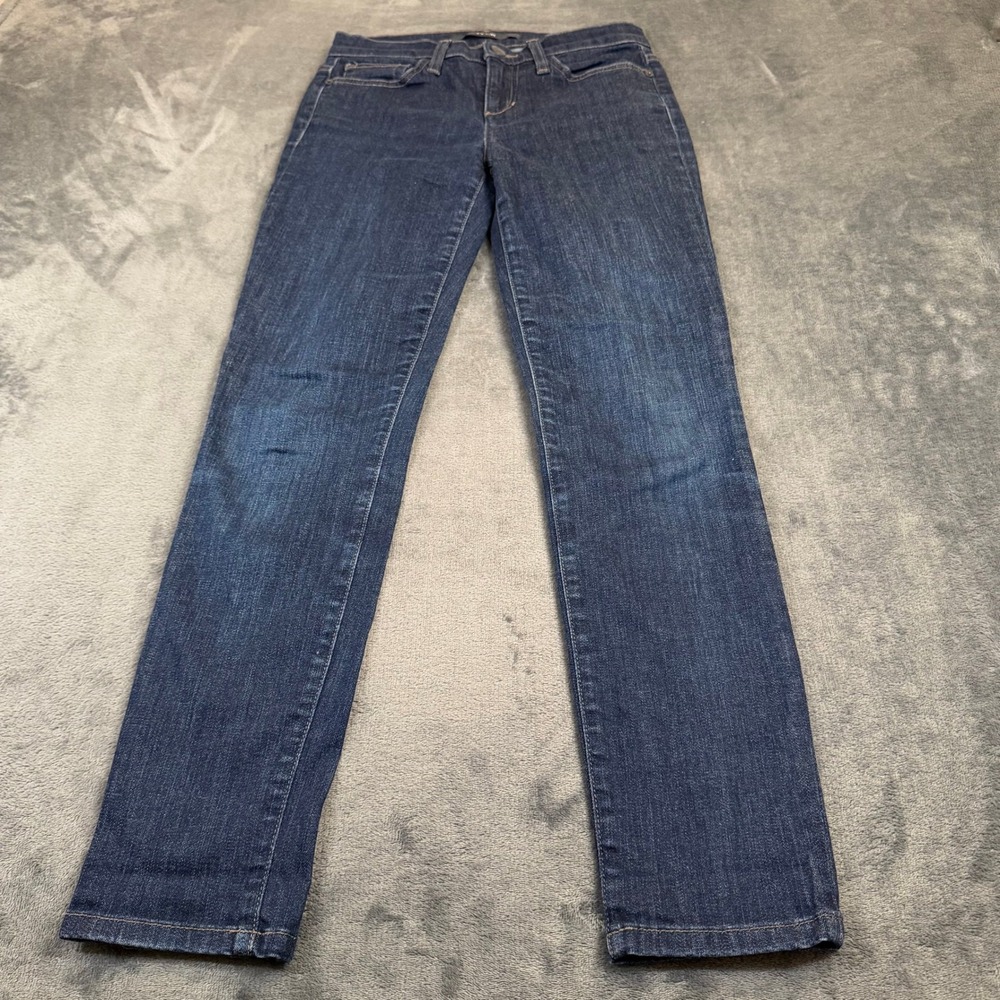 Joe Jeans Ankle Straight and Narrow Jeans Womens 25 Blue Stretch Ankle Length